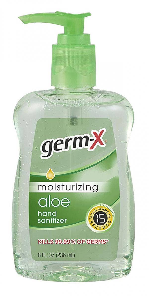 Germ-X Hand Sanitizer with Aloe hand sanitizer for sensitive skin