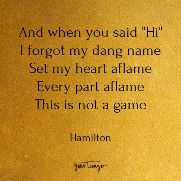 Quotes from Hamilton song lyrics