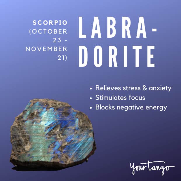 scorpio crystal labradorite