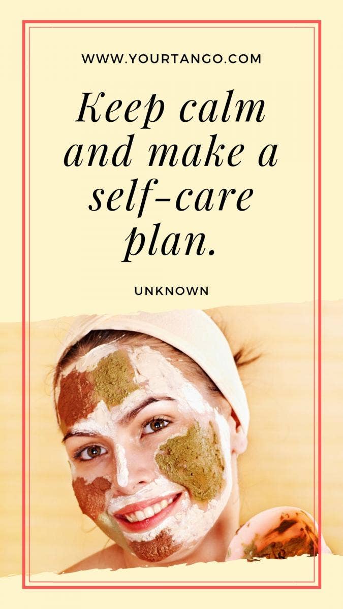 self care quotes diy spa day at home
