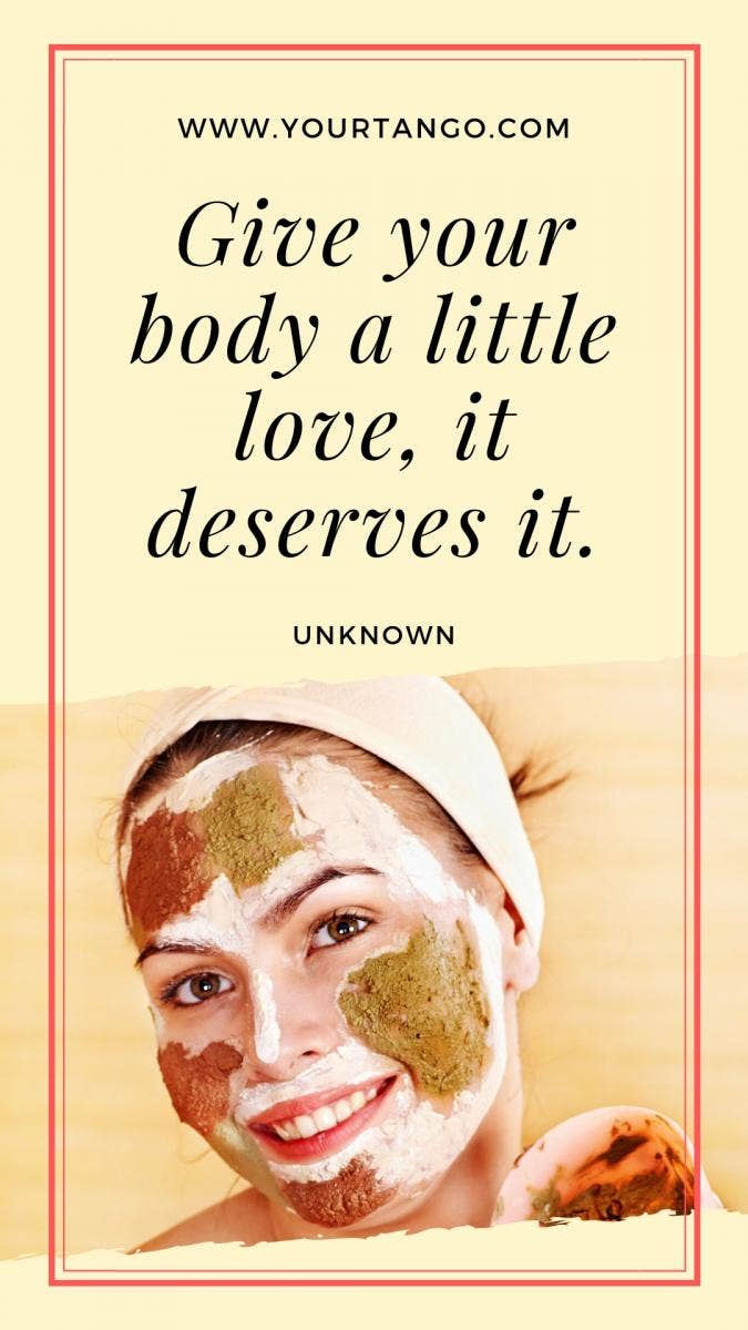 self care quotes diy spa day at home