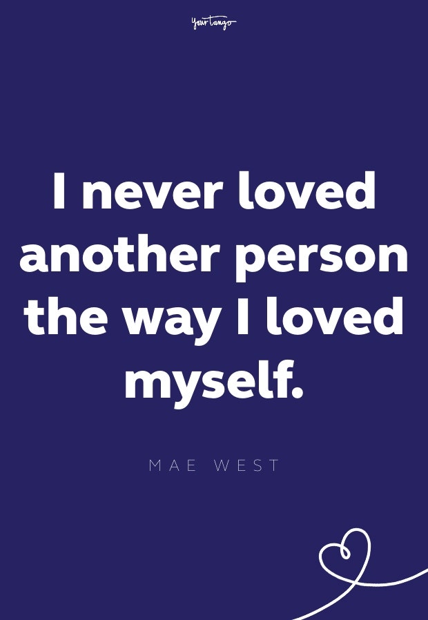 mae west self esteem quote