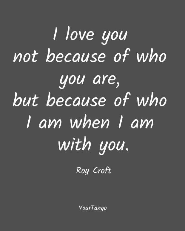 Roy Croft short love quote