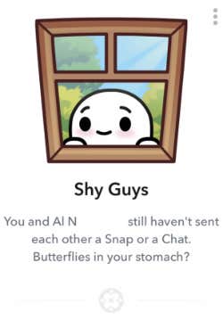 snapchat shy guys charm