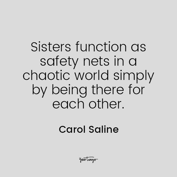 Carol Saline Sister Quotes 