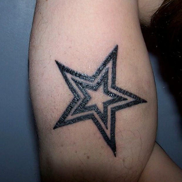 small tattoos with big meaning star