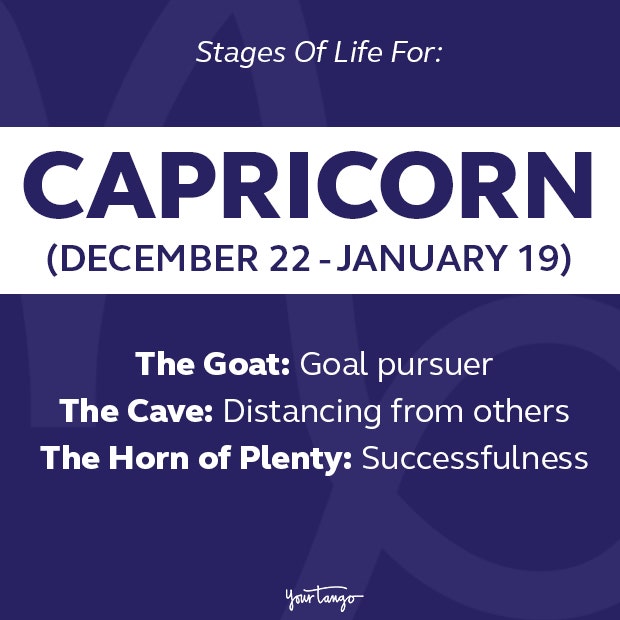 3 stages of capricorn