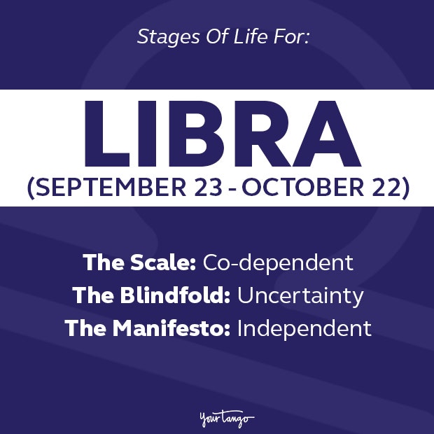3 stages of libra