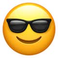 face with sunglasses emoji