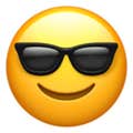 face with sunglasses emoji