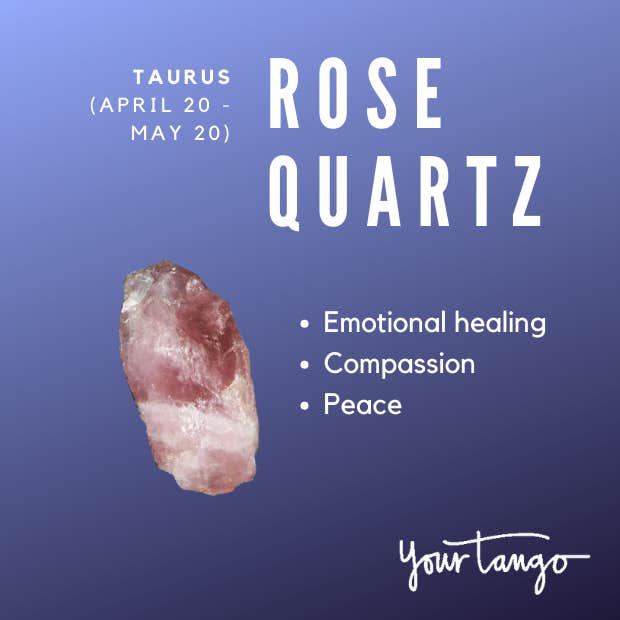 taurus crystals rose quartz