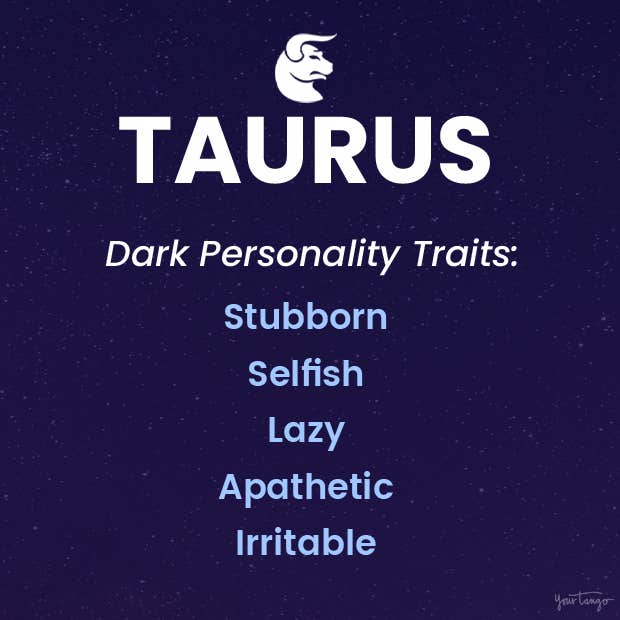 taurus dark side traits