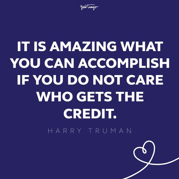 harry truman teamwork quote