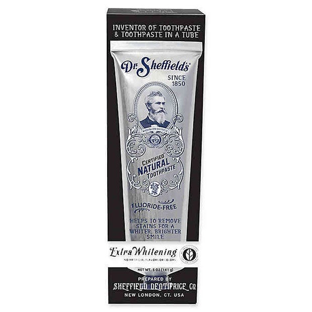 toothpaste for bad breath Dr. Sheffield’s Premium Natural Extra Whitening Toothpaste