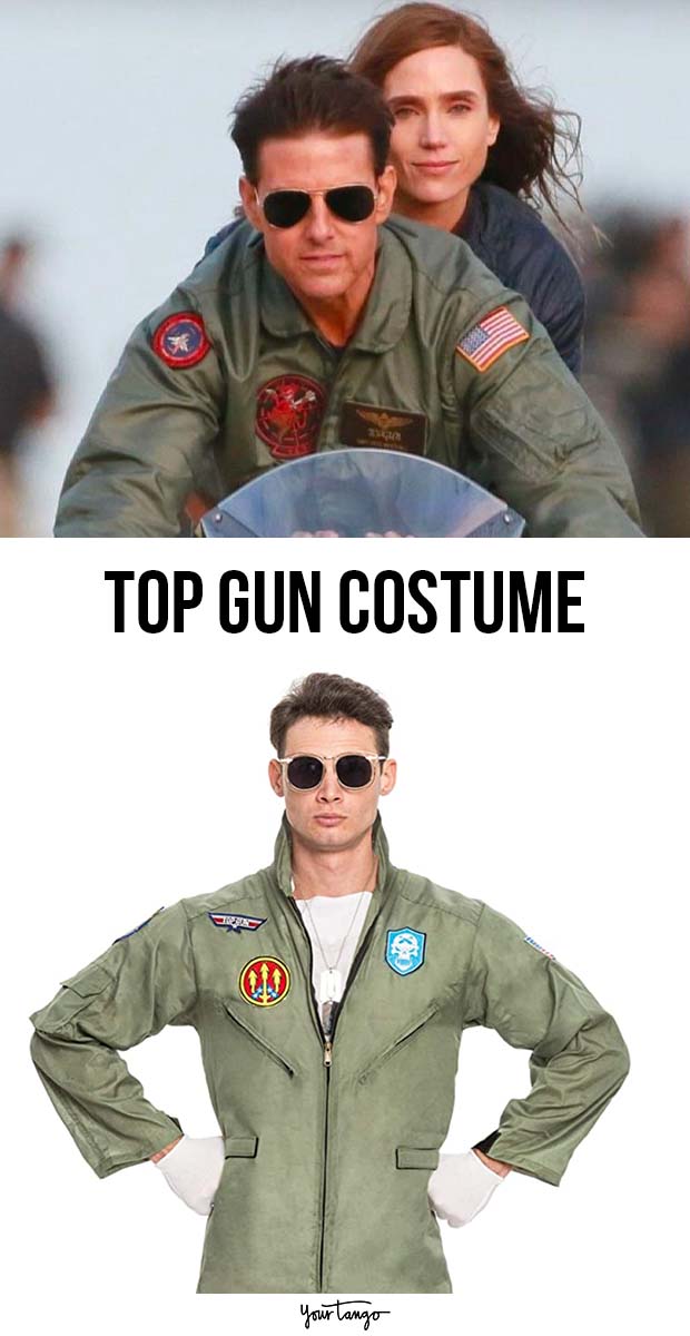 Top Gun Olive Jumpsuit Costume 