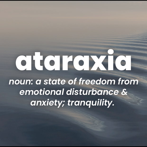 ataraxia rare words with beautiful meanings