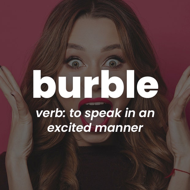 burble rare words with beautiful meanings