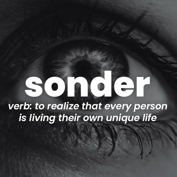 sonder rare words with beautiful meanings