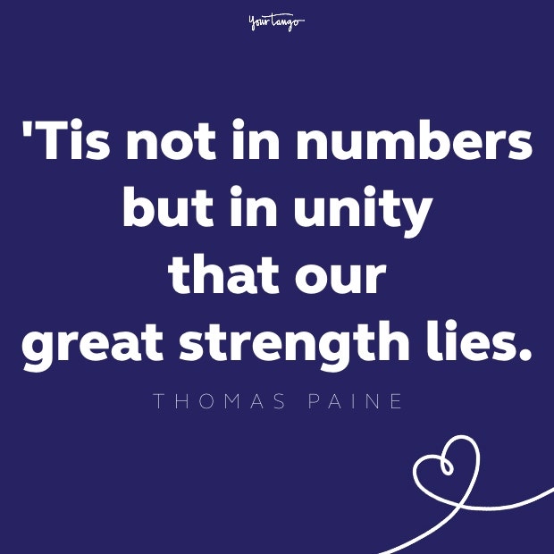 thomas paine unity quote