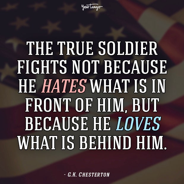 george washington veterans day quote