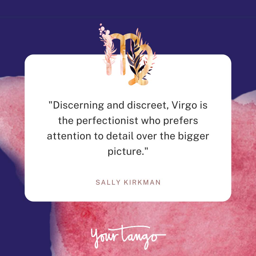 sally kirkman virgo quote