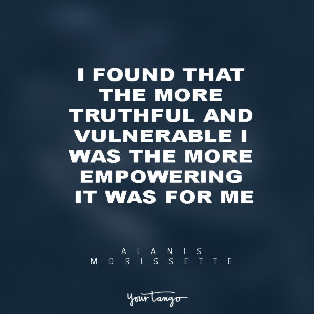 Alanis Morissette vulnerability quotes