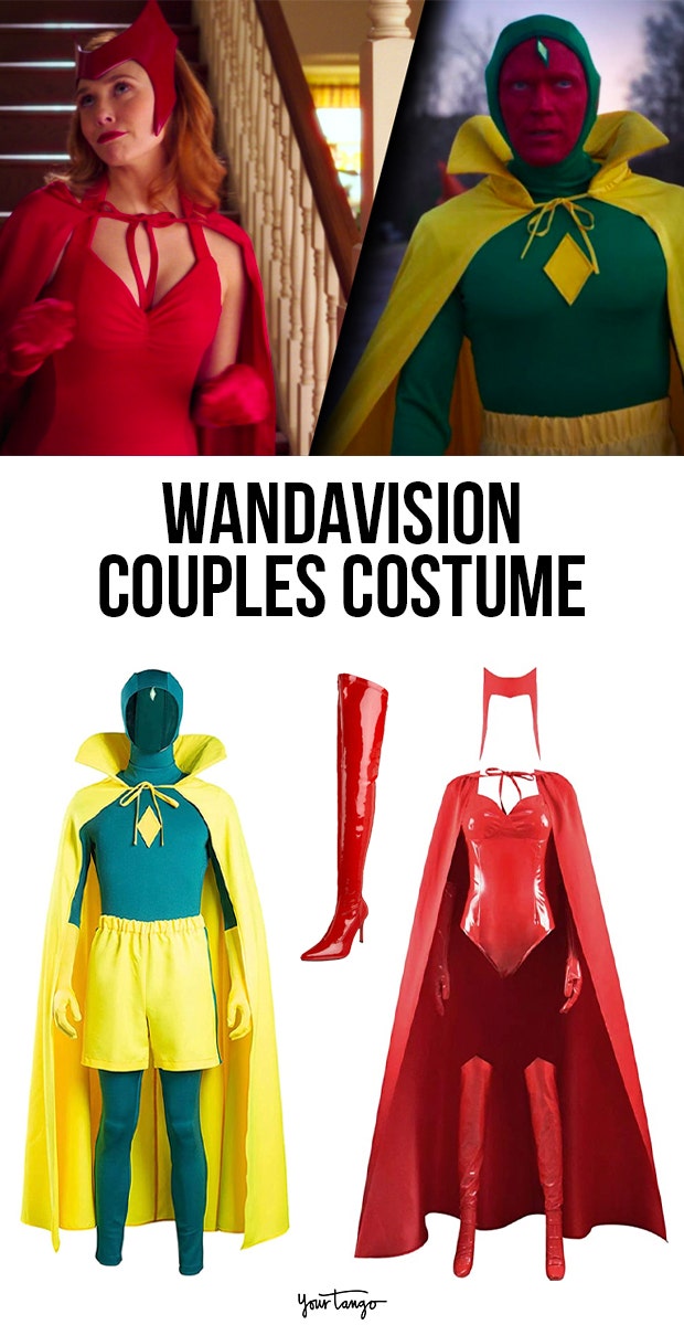 Wanda and Visions Wandavision Halloween Couples Costume
