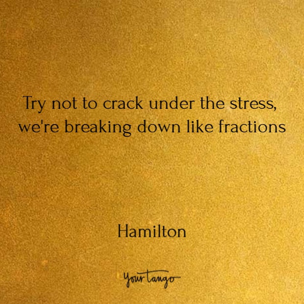 Quotes from Hamilton song lyrics