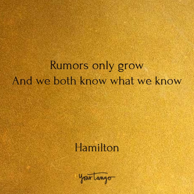 Quotes from Hamilton song lyrics