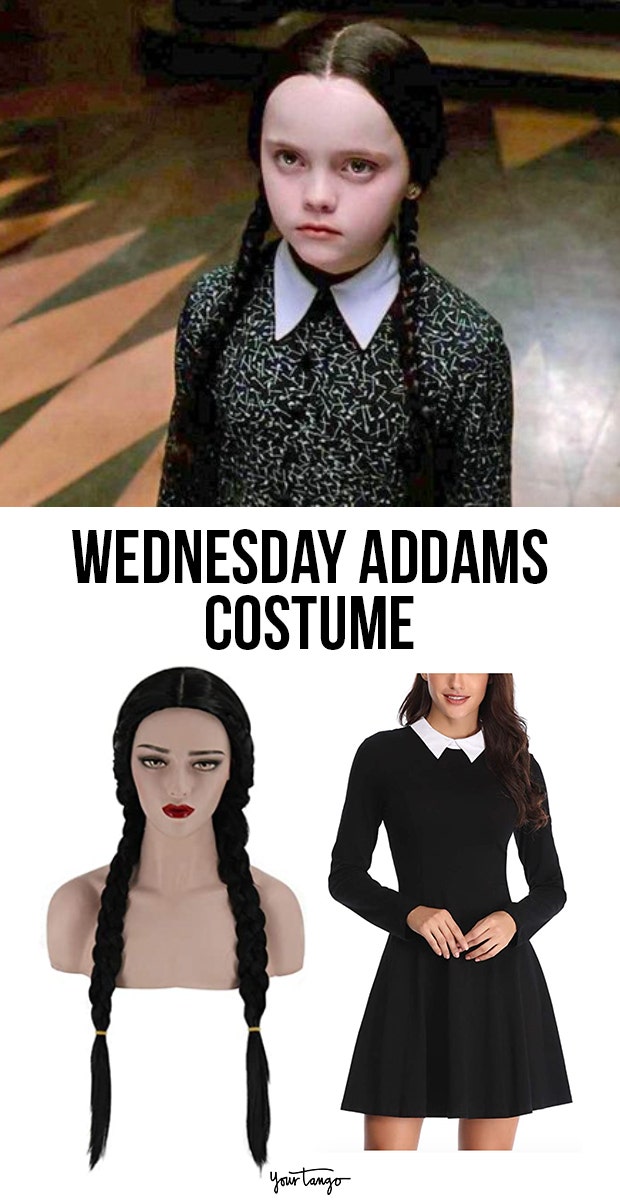 Wednesday Addams last minute halloween costumes