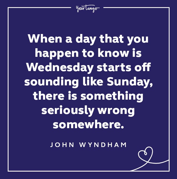 john wyndham wednesday quote