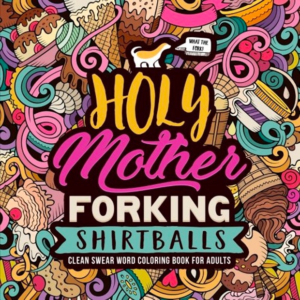 white elephant gifts under 10 adult coloring book 