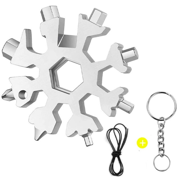 white elephant gifts under 10 snowflake multitool