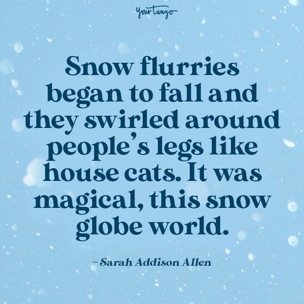 Sarah Addison Allen quotes about winter