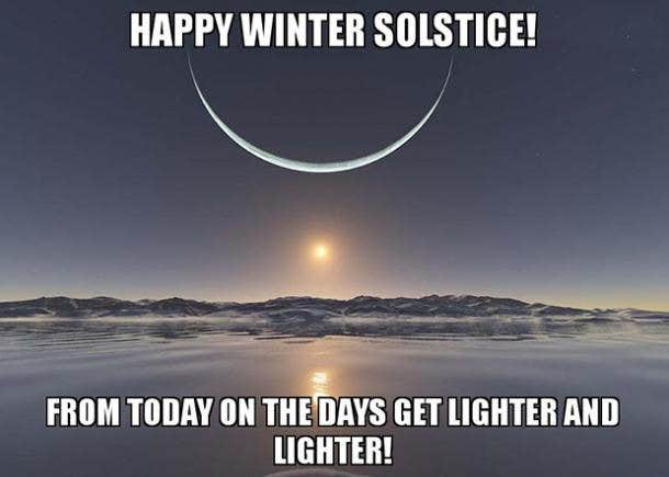 winter solstice memes