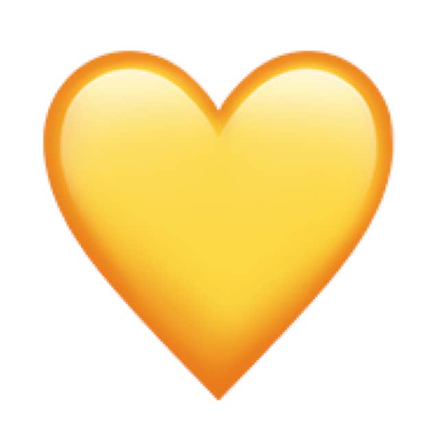 yellow heart emoji