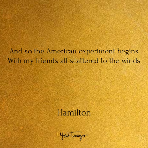 Quotes from Hamilton song lyrics