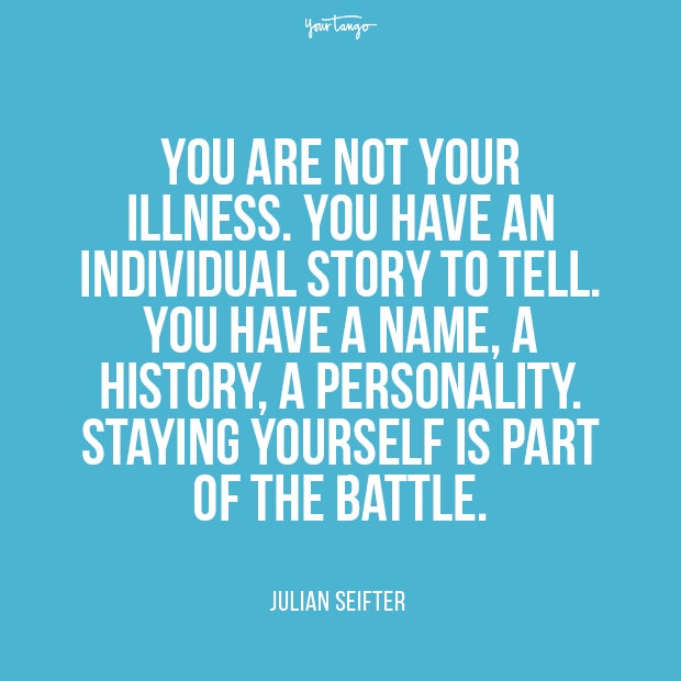 Julian Seifter mental health quote