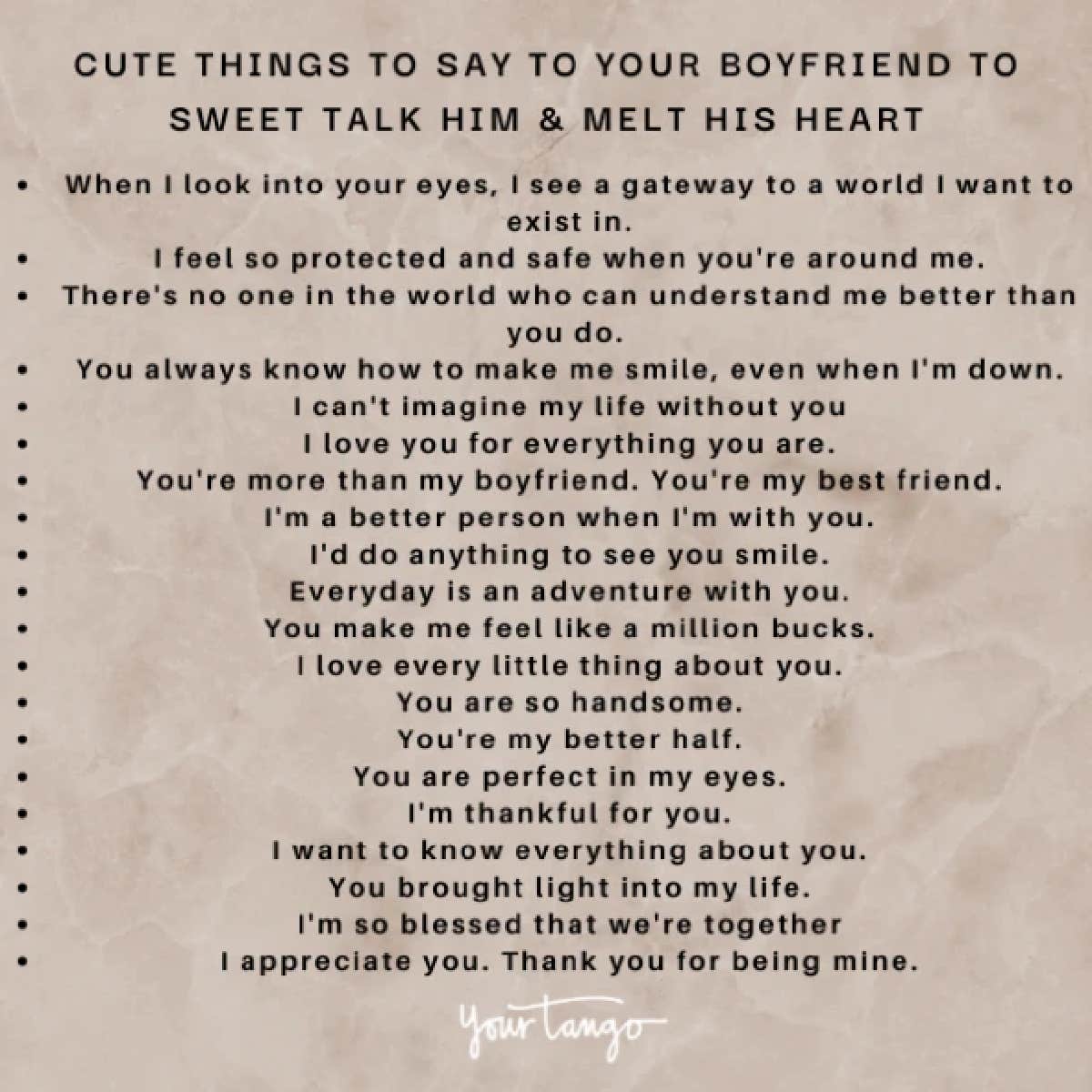 400+ Nice, Funny, And Cute Things To Say To Your Boyfriend