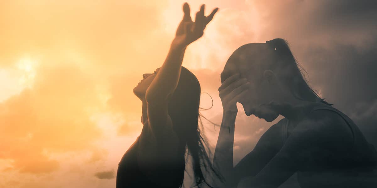 6 Little Things You Must Give Up To Find Your Soulmate woman becomes happy and free. People letting go of fears