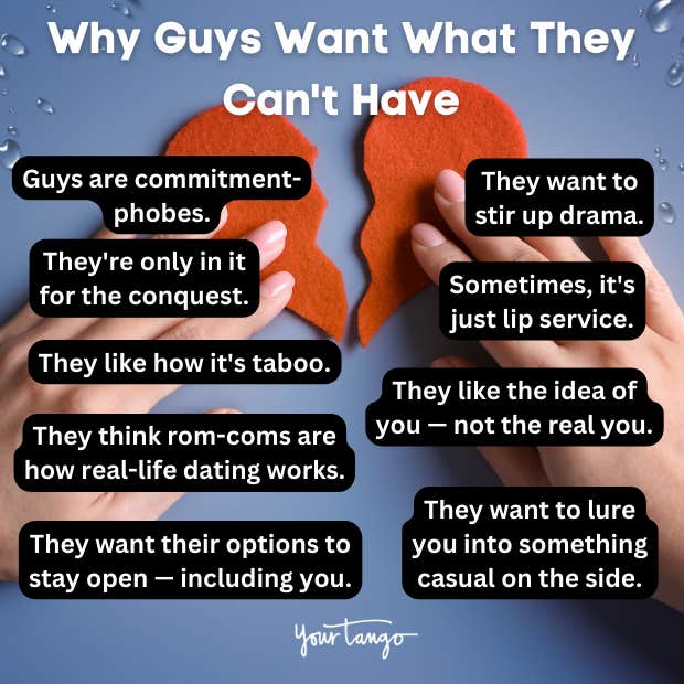 why guys want what they can&#039;t have