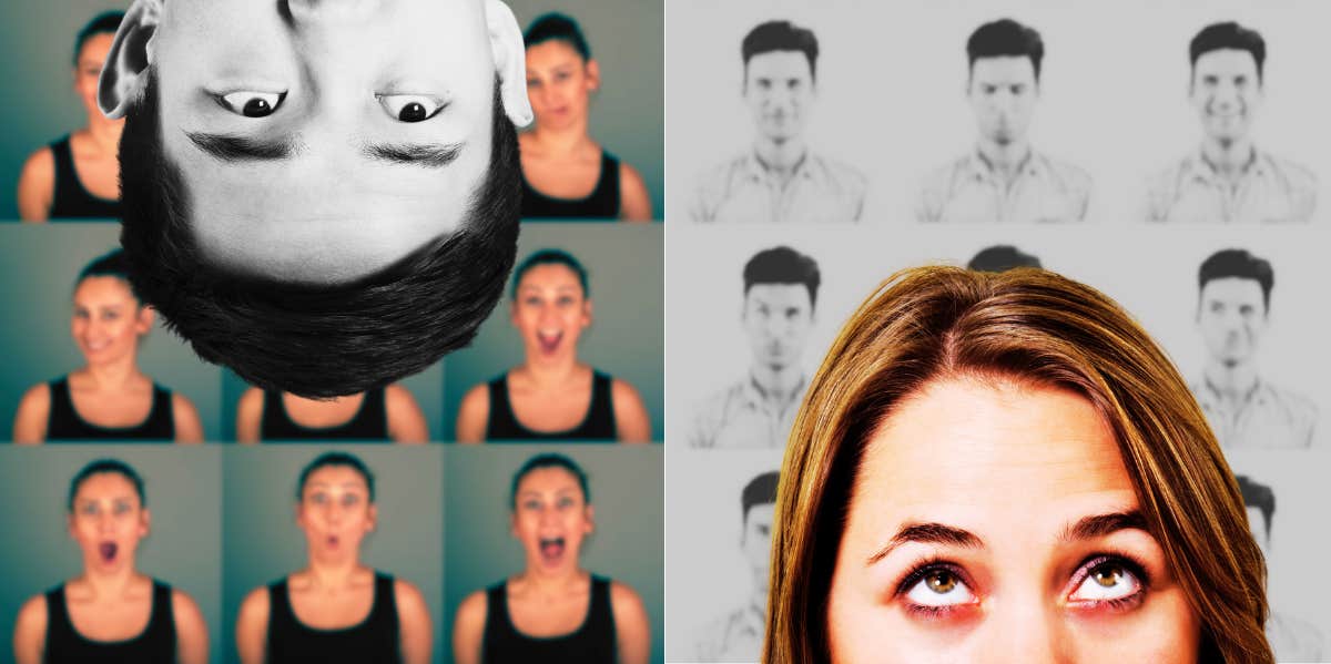 Is My Relationship Healthy? Marriage Advice For Couples And Why Reading Facial Expressions Is So Important man and woman many emotions- eyeroll focus