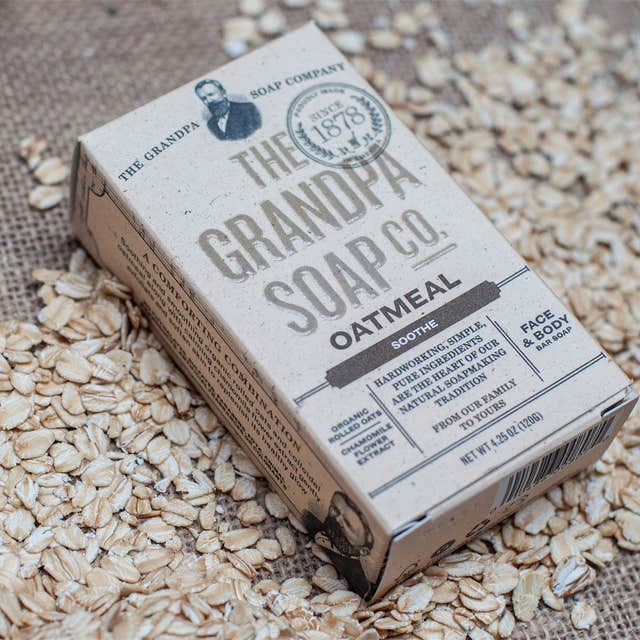 The Grandpa Soap Co. 3-Pack Oatmeal Soap