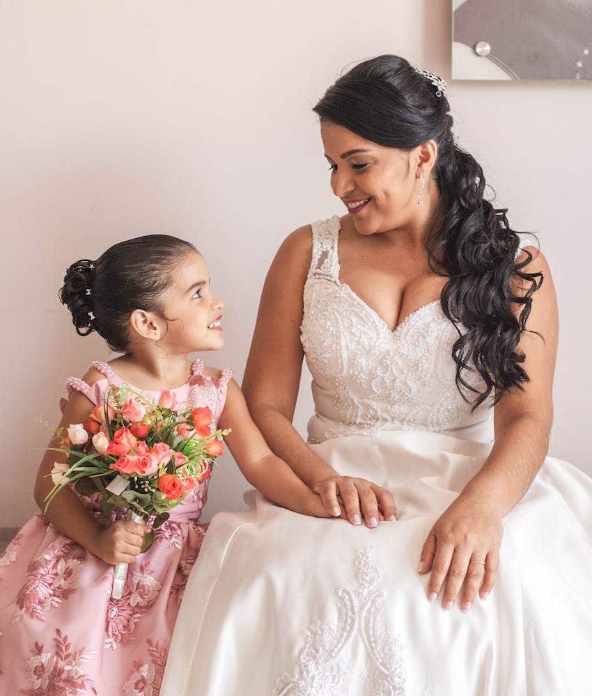 bride&#039;s family enraged she chose flower gremlins instead of a flower girl