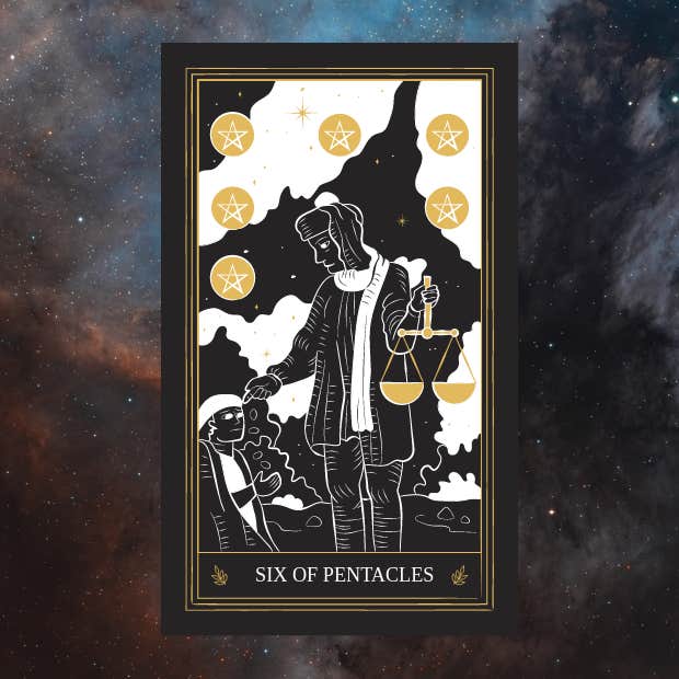 cancer weekly tarot horoscope six of pentaces