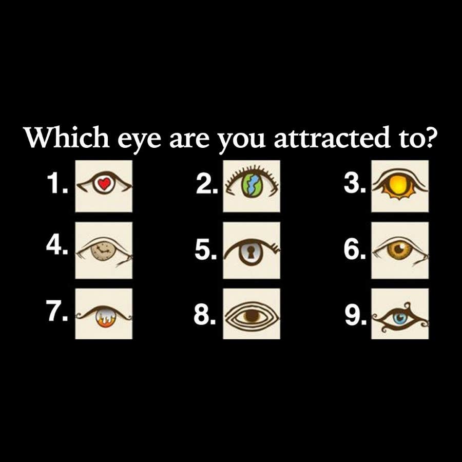 choose an eye personality test