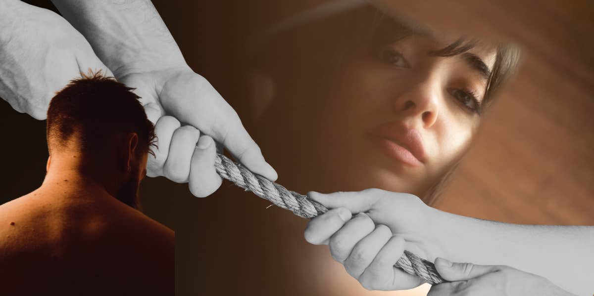 5 Crazy Things No One Warns You About Getting Divorced Tug of war between divorced married couple, surrounded by blank space