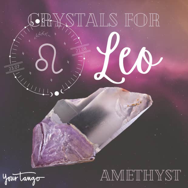 crystals for leo amethyst