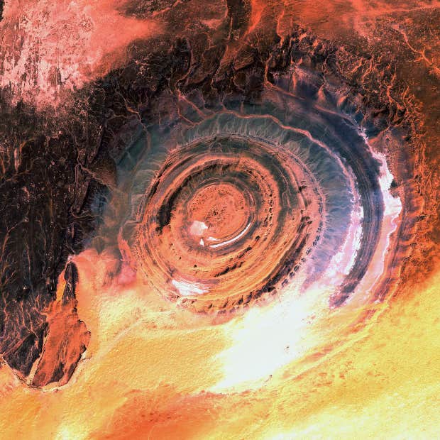 eye of the sahara