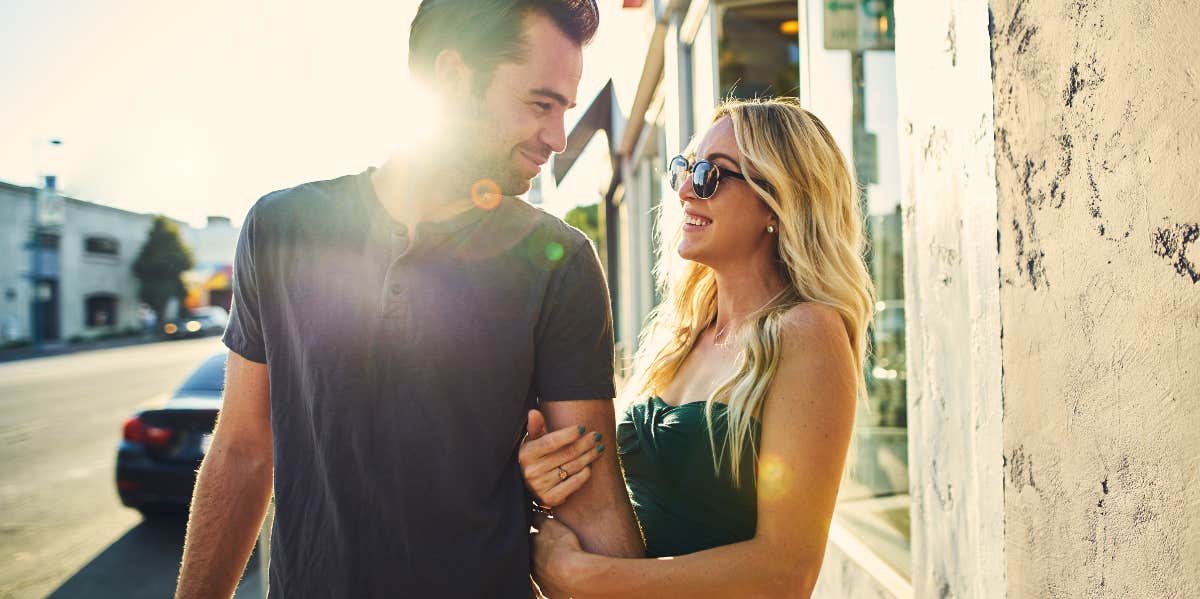 couple on street